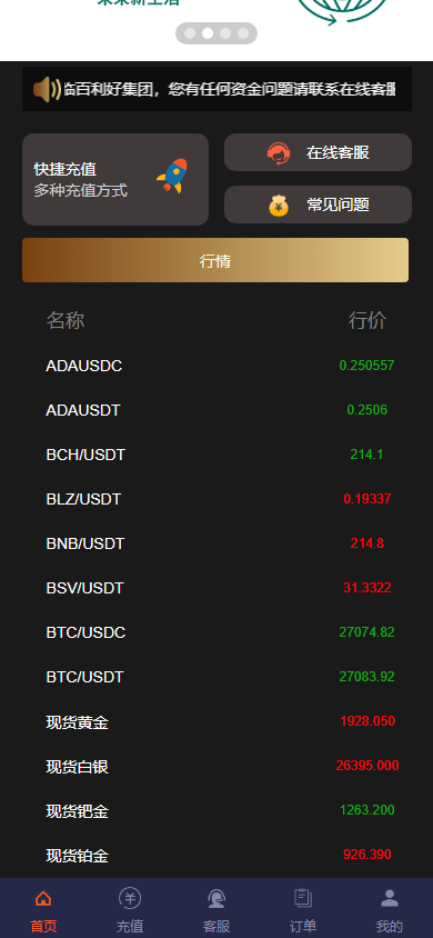 图片[2]-【海外单语言微交易源码】运营版微盘/虚拟币/期货黄金白银/交易系统/微交易源码/代理后台/用户风控-970kk