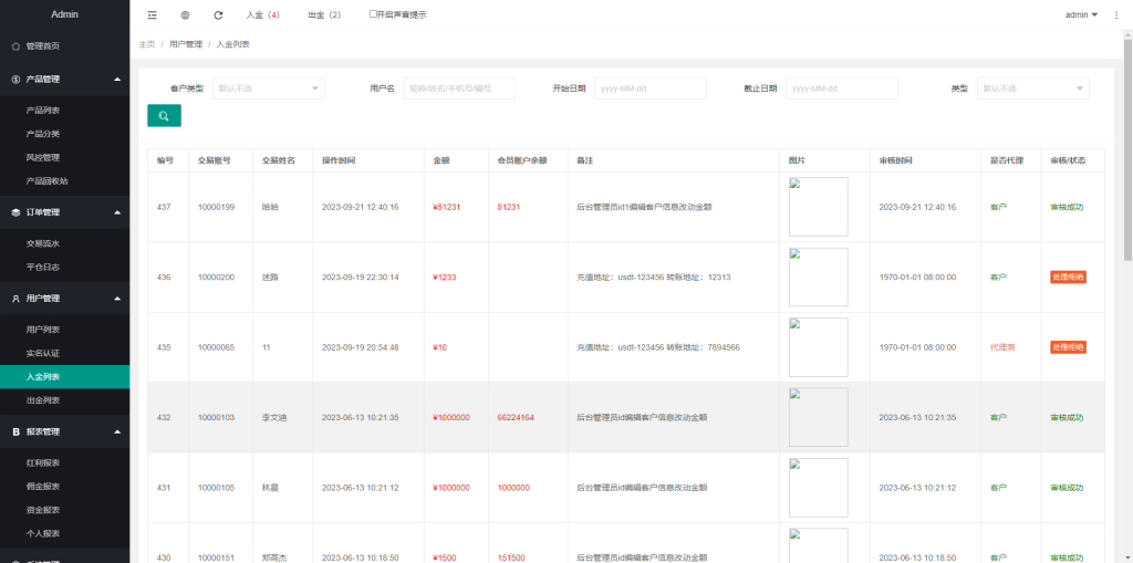 图片[23]-【海外单语言微交易源码】运营版微盘/虚拟币/期货黄金白银/交易系统/微交易源码/代理后台/用户风控-970kk