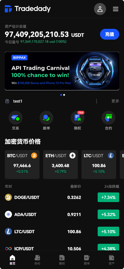 图片[4]-Tradedady跟单交易所源码/永续合约/交割/期权/机器人/SaaS服务/商用百万并发-970kk