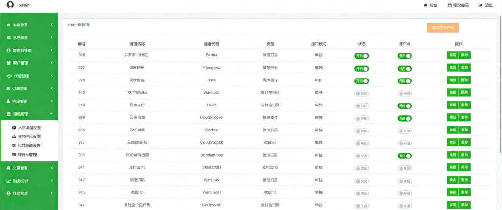 图片[23]-码商系统源码/Aiapay聚合支付代付系统源码/三方支付源码/跑分源码/可对接电子钱包/全通道集成+多语言SDK+代付一体-970kk