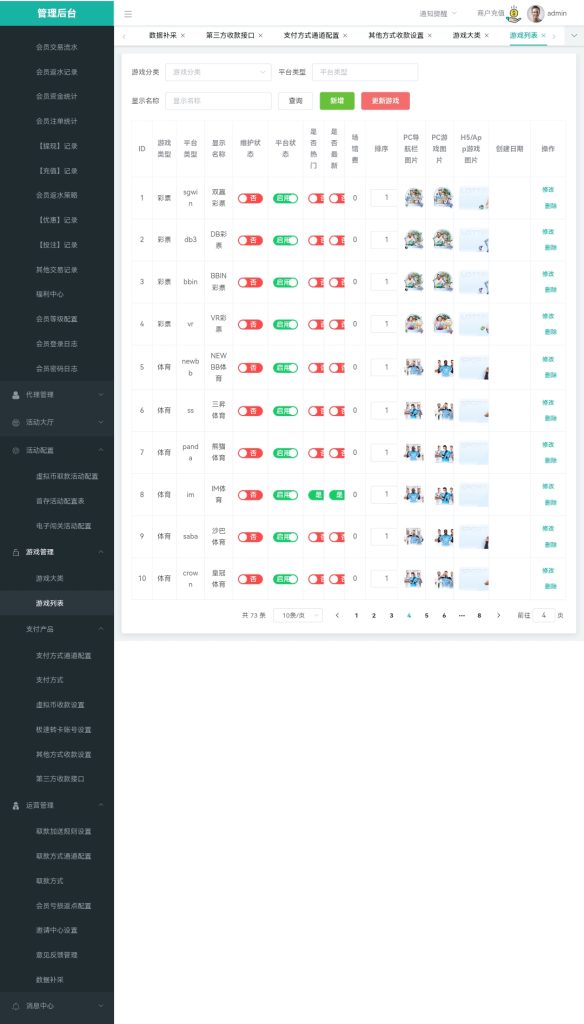 图片[12]-全开源/综合电子/体育/真人/电竞/棋牌/包网源码/可二开/可运营/带图文搭建教程-970kk